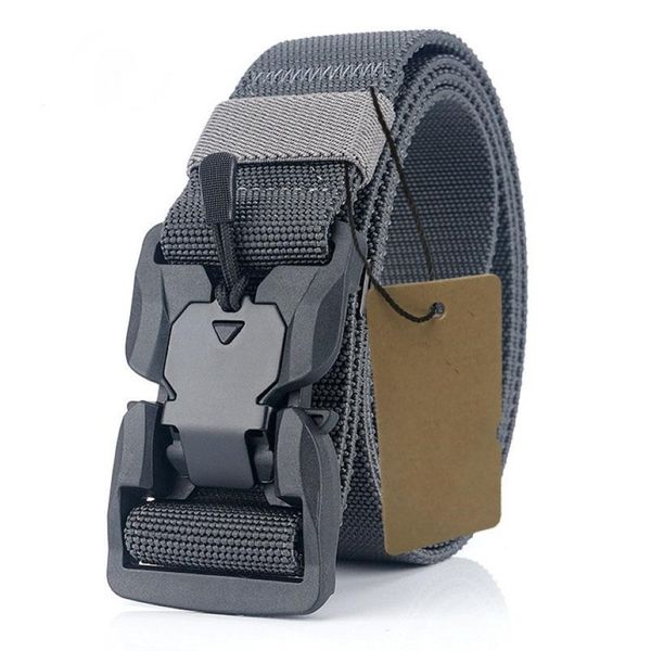 Gürtel offizielle echte uaktische Gürtel Schnellfreisetzung Magnetic Buckle Military Soft Real Nylon Sports Accessoires 236r