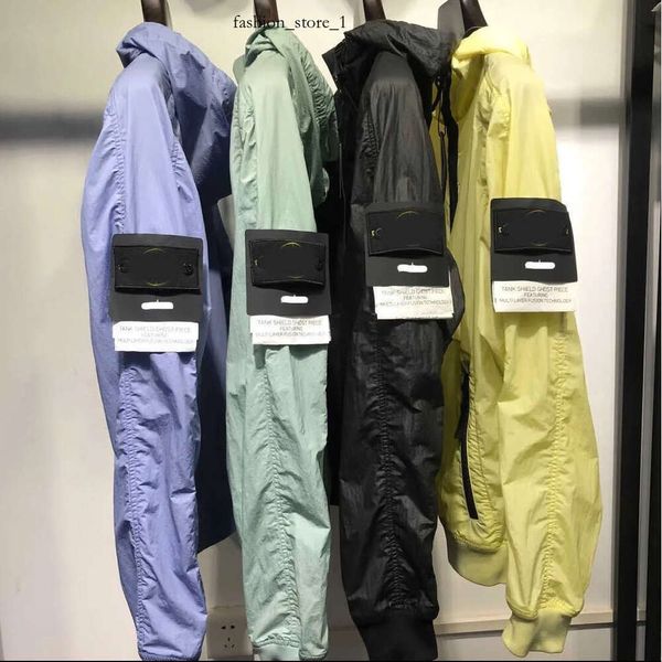 Herrenjacken Designer Taschen -Topstoney Stone Jacket Langschläfe Reißverschluss Abzeichen Männer Firma Casual Coat Windbreaker gestärkte Hemd -Hemden Stone Tracksuit 582