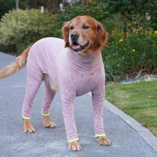 Abbigliamento per cani vestiti elastici caldi accoglienti inverno con cuscinetti per gomito per cani di grossa taglia facili da indossare razze morbide di design pullover