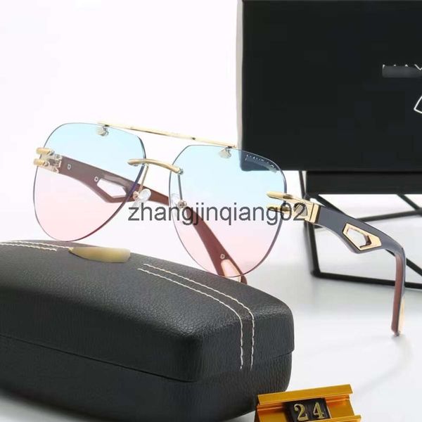 Designerin Mayba Gläser Zyklus Luxus Polarize Sport Sonnenbrille für Frauen Herren Neue Mode Baseball Party Blau rosa goldene Katzenauge Lady Run Sun Brillen