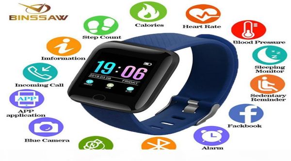 2019 Digitale Uhren Herren oder Frauen Smart Watch Blutdruck wasserdichte Herzfrequenzmonitor Fitness Tracker Sport Fitness Uhr J11115749