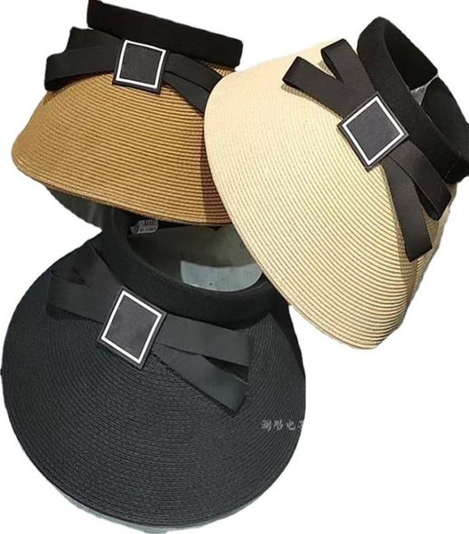 Panama Fashion Straw Hat Top 2022 per donne Cappelli estivi Protezione solare Outdoor Sports Fishing Vacate Beach Chapeau5166343