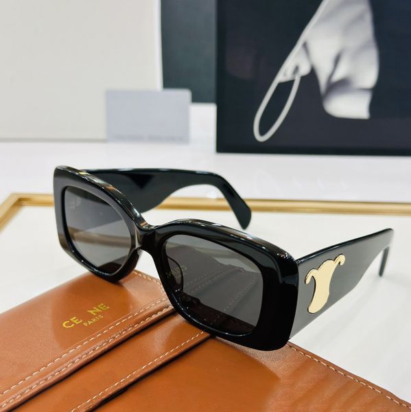 Designer Sonnenbrille für Frauen Herren Klassische Luxusmarken Modedesign Sonnenbrille Sonnenschutzwesen Trend Sonnenbrille mit Box ist sehr schön