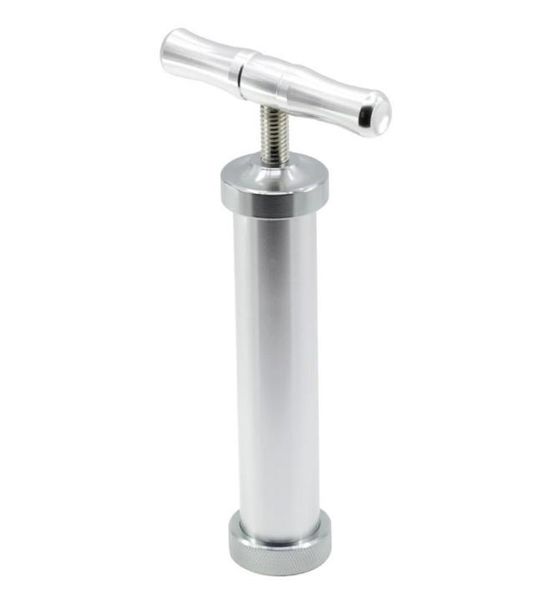 Pollenpresse T -Handle Edelstahlhöhe 207 mm großer Tabakkompressor -Drucker Zinklegierung Brecher für Bong Shisha4743574