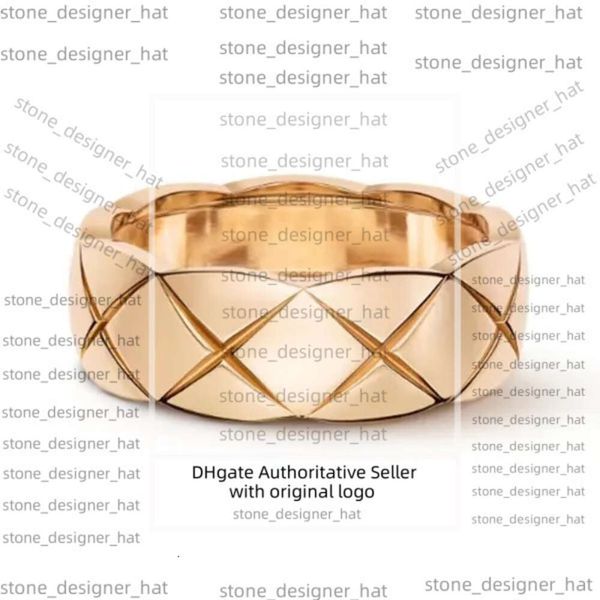 Cnanells anéis designer de moda anéis homens mulheres 18k ouro banhado rosa ouro s925 silver shillestone canal de celebridade coco ring anéis de casamento anel de casamento 7313