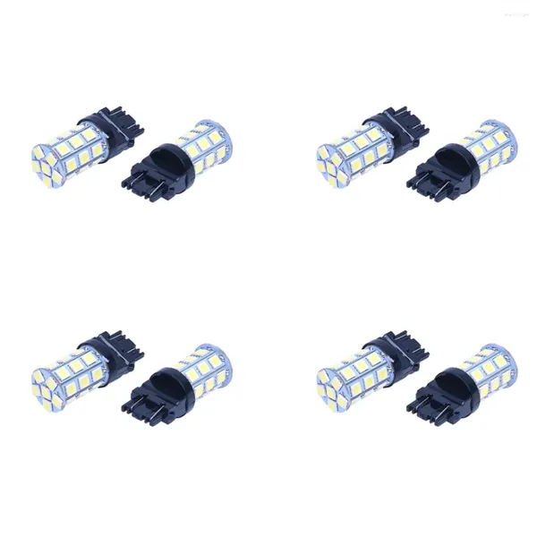 Lampade da tavolo 8x T25 W21/5W 3157 7443 XENON WHITE 27 SMD LED LAMPA LAMPAGNO 12V LAMPAGGIO LAMPAGGIO