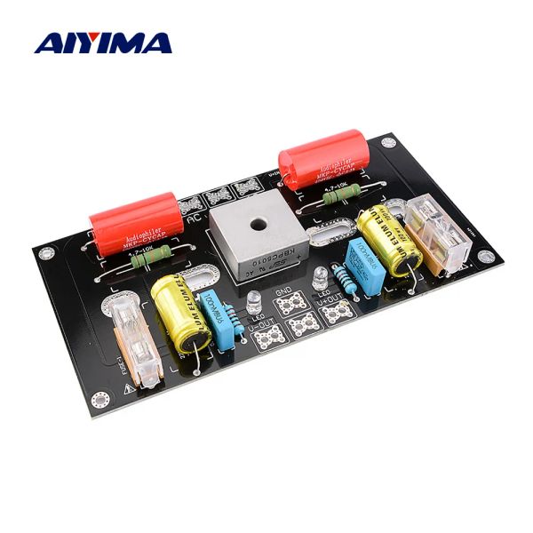 Verstärker AIYIMA RETIFIKATION FILTER NETZLEITUNGSLEISTUNGSPRÜFUNGEN FILTER CONZAPACITOR BOART 50A 1000V DIY für Hochleistungsverstärker Audio -Board