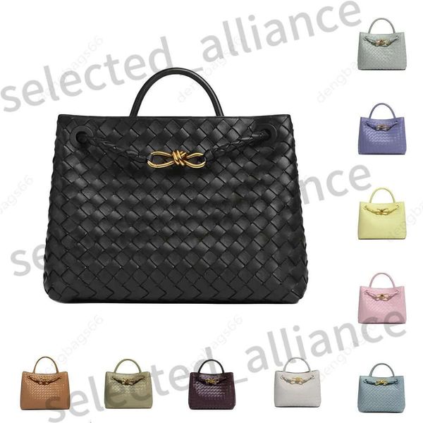 Designer -Bag Botega Venetta Andiamo Intrecciato Tote gewebt geflochten