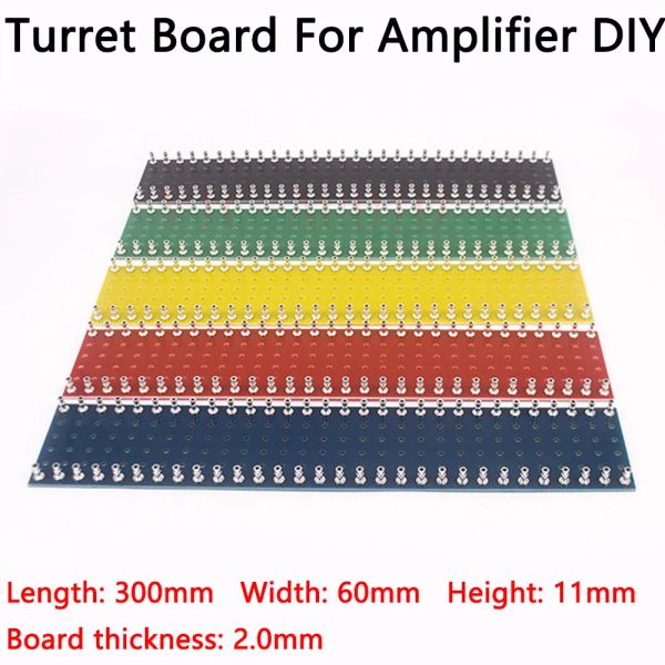 Amplifikatör 1Priece Taret Lug Tahtası Terminal Etiketi Strip Tahtası Kalaylı Bakır 300x60x2mm TURLETS BAŞLI 60 TURRETS SES Tüpü Amplifikatör Kiti DIY