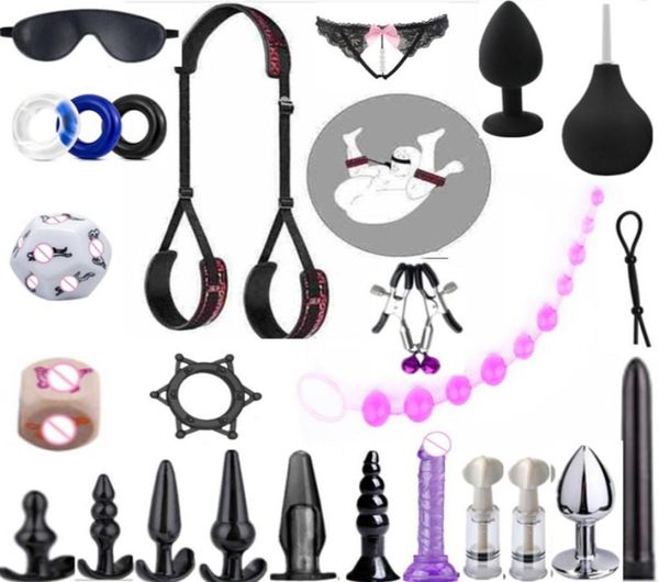 Tattooed Power Band Anal Plug Fun Sm Adult Combination Set Alternative Toys Sex Goods WUH5338G3587590