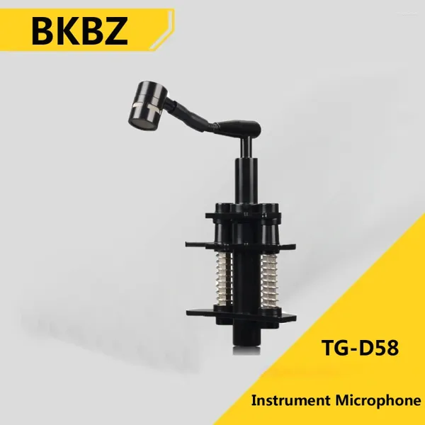 Microfoni TG-D58 Strumento capacitivo Clip di microfono per il rullante a percussione e