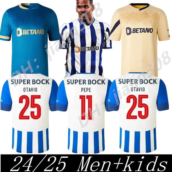 23 24 25 FC Porto campeões 30 camisas de futebol 2024 2025 Camisa Especial Titulos Futebol Clube Porto Luis Diaz Matheus Mehdi Maillots De Foot Marega Men Cirche Circha Sergio Camisa