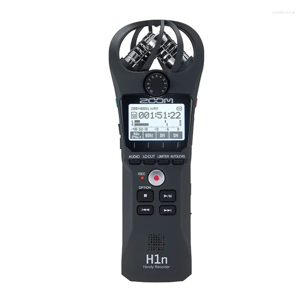 Mikrofonlar Zoom H1N Handy Recorder Dijital Kamera Ses Stereo Mikrofon Röportaj için SLR Kayıt Kalemi Hediye