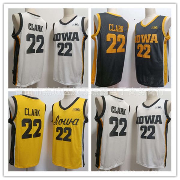 Jersey NCAA Basketball Hawkeye Team No Kettering Clark gestickt