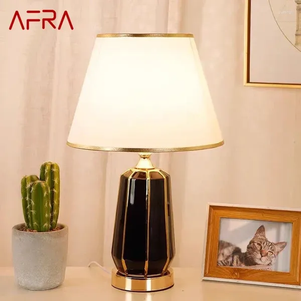 Настольные лампы Afra Современная керамика лампа