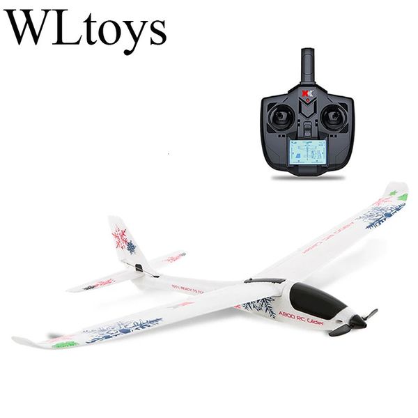 Wltoys xk a800 rc aeronave 5ch 3d 6g Modo 780 mm ASSE 20 min Time de vôo EPO Airplano fixo RTF Glider ao ar livre Glider 240429