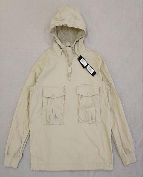 19SS 639f2 Ghost -Stück Smockanorak Cotton Nylon Tela Pullover Jacke Männer Frauen Mäntel Mode Outerwear4723445