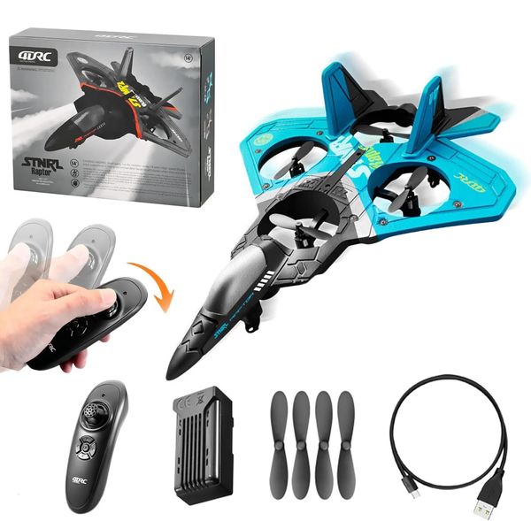 4drc v17 piana rc 2,4g di combattente radiofonante Airpellinger Airplane Airplane EPP Aereo Remote Control Airplane RC Drone Kids Toys 240429