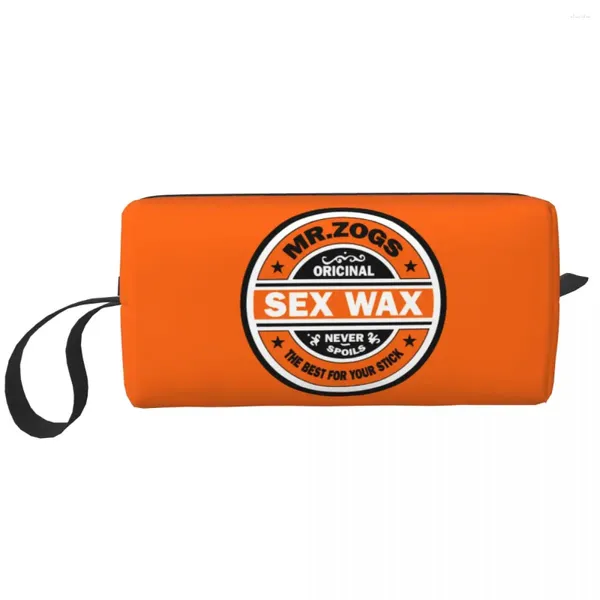 Stume di stoccaggio Fashion Mr Zogs Sex Wax Travel Gacchetta per le donne Surfing Gift Cemetic Makeup Organizer Organizzatore di bellezza Kit Dopp Dopp