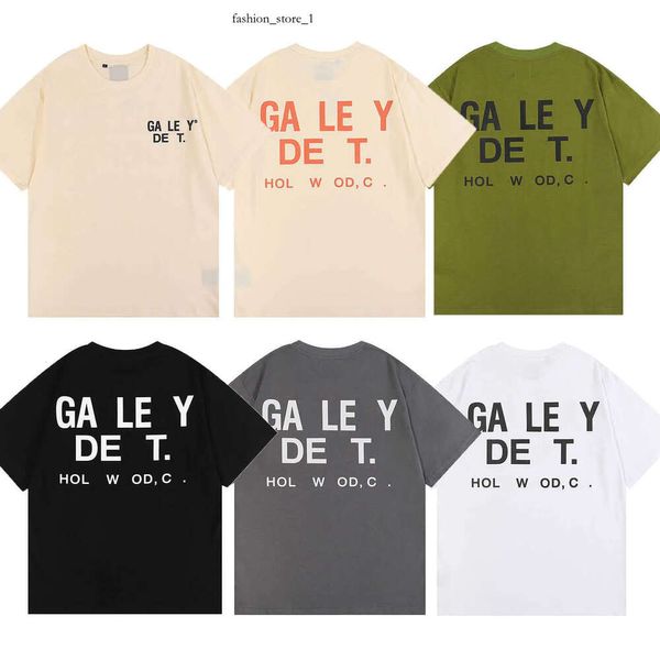 Galeriedept Shirt Herren Womens T -Shirt Grafik Tee Kleidung Frau Herren T -Shirt Designer Männer Neues Briefed Slogan Basic Herren und Damen Kurzarm Gellery Dept 566