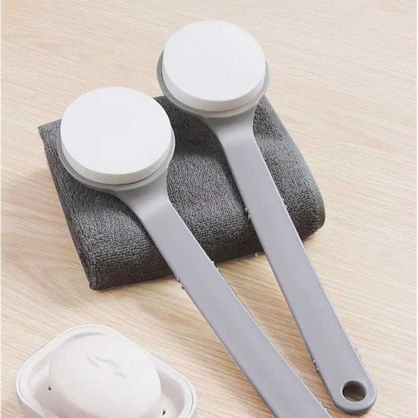 Accessori per bagno Accessori Applicatore Puscella per pulizia del corpo con manico lungo Adatto per uomini da bagno con abbronzatura da abbronzatura da bagno Q240430