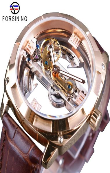 FORSINING ROSE GOLDEN GROWN CINTURA GENERE CINTURA CONSPAREnt Open Open Work Creative Orologi Creative Automatic Brand Luxury4969079