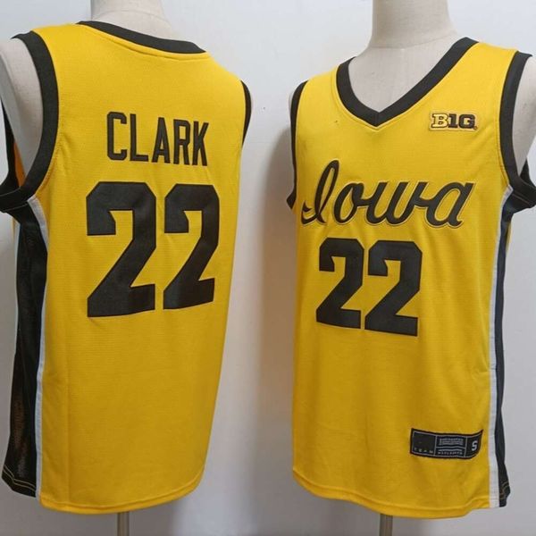 Iowa Basketball Jersey Hawkies Caitlin Clark Stickerei Universität NCAA Jersey