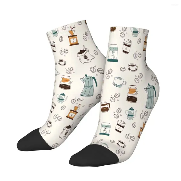 Calzini da uomo Modello caffè maschile maschio da uomo Donne Summer Stockings Hip Hop