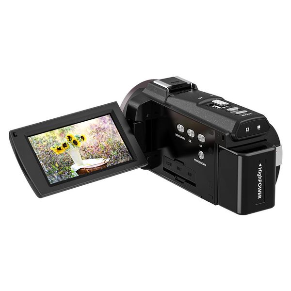 Câmera digital de alta definição em 4K para disparos portáteis, câmera digital anti shake eletrônica, câmera de DV esportiva ao ar livre