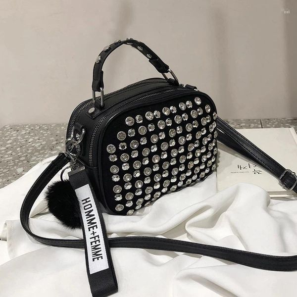 Çanta Süper Flash Kadın Deri Deri Omuz Tam Elmaslar Lady Crossbody 2024 Lüks Çantalar Torba Tasarımcı Sac Main Femme