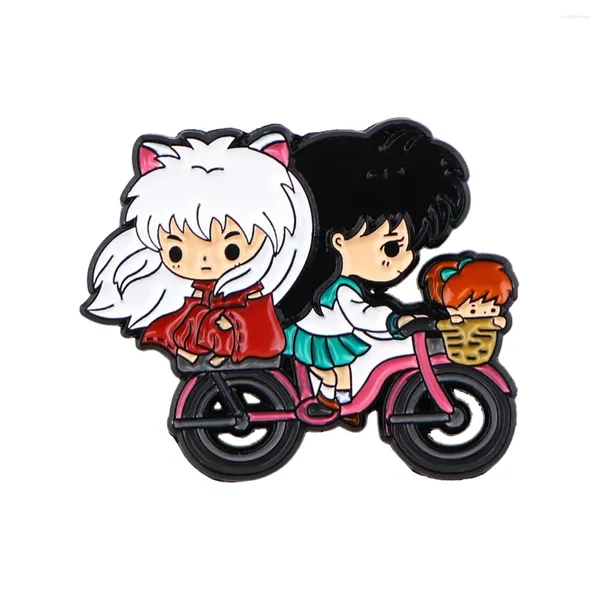 Spille anime giapponesi pin di lapel per zaini per spillo smalto per spille graziose collezioni badge nodi di moto gioiello accessori per gioielli