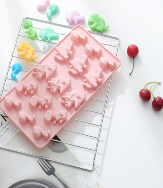Silikon Çikolata Kalıp Pişirme Aracı 3D Reçine Kalıpları Diy Sabun Tatlı Şeker Yiyecekleri Küçük Hayvan Karikatür Pastanesi Pasta Pişirme Kalıpları 6047557