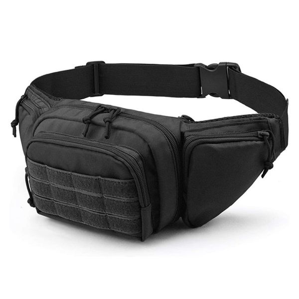 Uactical Taillenbeutelpistole Holster Fanny Pack Sling Umhängetasche im Freien Assult Pack versteckte Pistolen -Tragholster 220607 188J