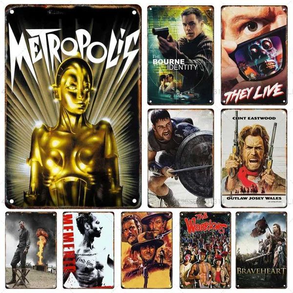 Metallmalerei kreative Filmfiguren Zinn Malerei Metall Beschilderung IC Poster Home Wohnzimmer Man Cave Club Bar Dekorative Wanddekoration Geschenk T240505