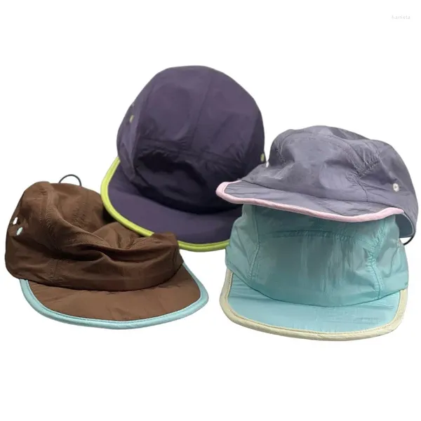 Tappi a sfera giapponese leggera leggera veloce seccatura rapida cappello snapback cappello satinato sabato impermeabile campeggio da sole soft brideball soft brim