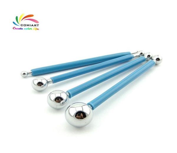 4pcs Set Ball Sphere Stylus Polymer Clay Tools Pottery Ceramics Doll Sculpting Tools Моделирование