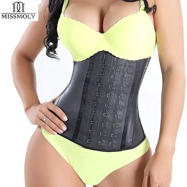 Shapewear Latex Cintura cinto cinto Slimming Cister Cincher Hot Shaper Shaper Tummer Trimmer Longo Curdle de cintura Modelagem de Modelet Strap Y19070201 205R