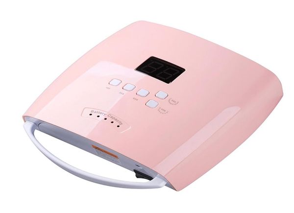 Lampada per unghie ricaricabile con maniglia Wireless Occiglia Coule Baker Baker Gel Polish Manicure Light Light Professional UV LED LAMPAGNO 2205971199