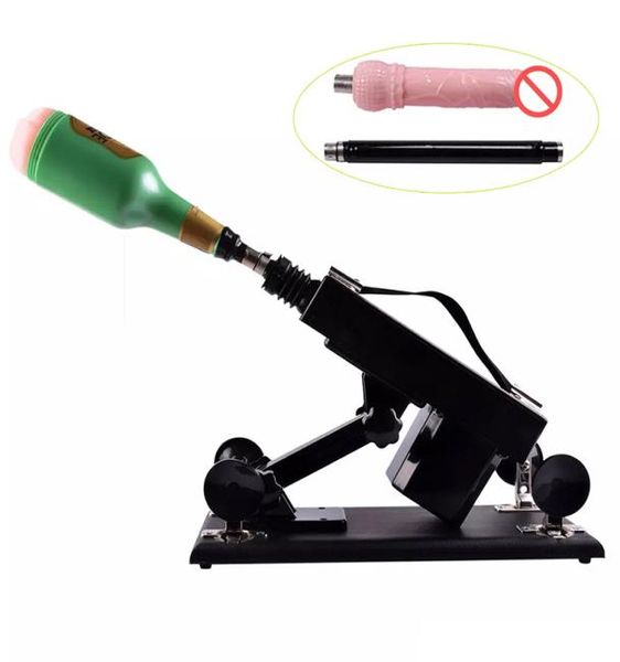 Männlicher Masturbator Automatic Sex Machine Gun mit Dildo Vibrator und Masturbation Cup Sex Toys für Frauen und MEN2970407