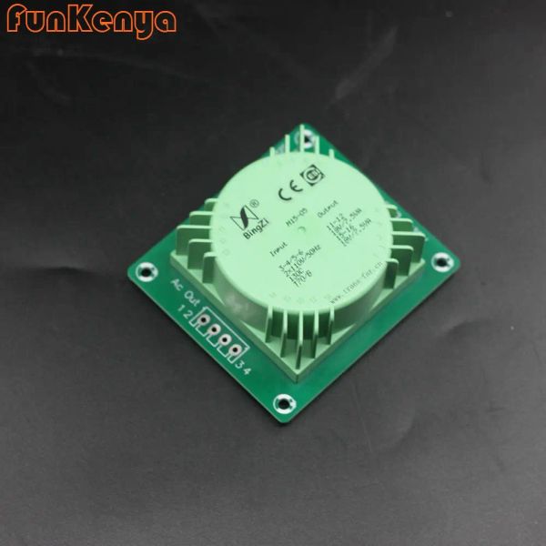 Verstärker Bingzi Green Square Transformator 15VA Dual 7V 12V 15V DIY -Leistungsverstärker Kits PCB