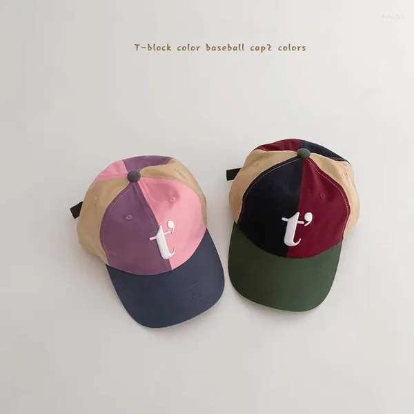 Ballkappen 2024 koreanische Kinder Baseball Frühling Sommersonne für Jungen und Mädchen Entenkappen Panama Beach Kinder Baby Visors