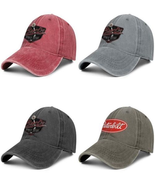 Peterbilt Truck 379 Özel Açık Araba Unisex Denim Beyzbol Kapağı Golf Sporları Sevimli Uniquel Şapkalar Büyük Rig Phillips 66 Reefer Plaid Print1334072