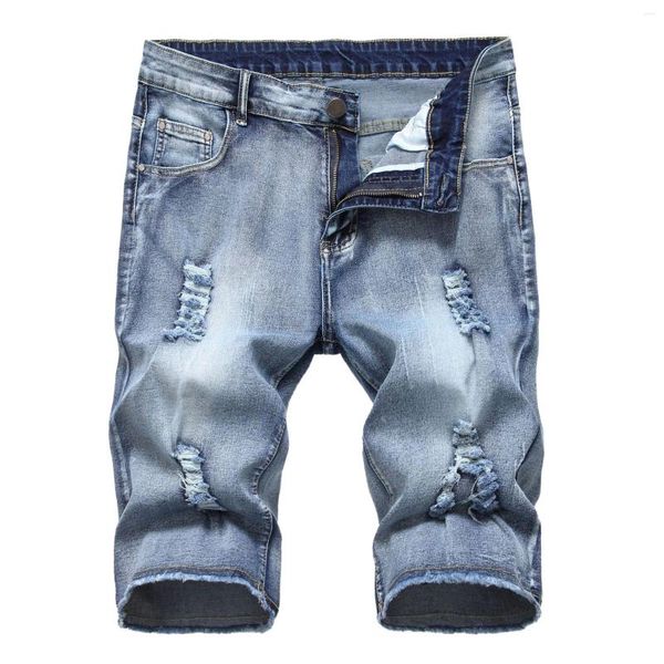 Pantaloni maschili y2k streetwear jeans mobili ufficio indossare un ricamo cavo in vita ad alta lunghezza ginocchiera