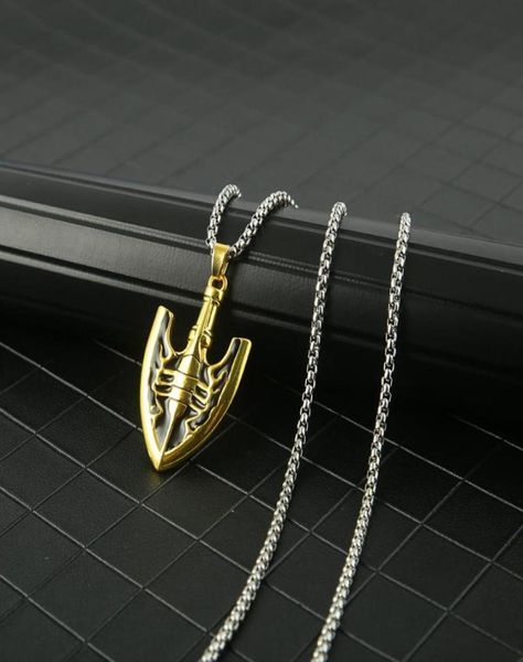 Colares pendentes Anime JoJos Bizarre Aventura Colar Kujo Jotaro Arrow Chain Chaker Charm Gifts Jewelry Clanespiding8406045