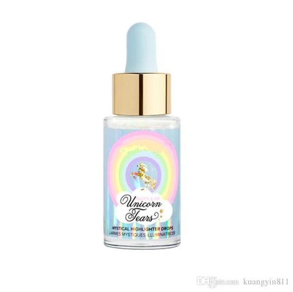 Neuankömmlinge konfrontierte Einhorn -Tränenflasche mit mystischen Highlighter Drops 6 Farben Professionelle Bronzers High Lighters 7368254