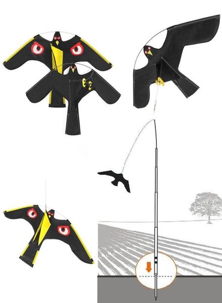 Neue Emulation Flying Hawk Bird Scarer Drive Bird Kite für Garten Vogelscheuche Hof zu Hause Y2001063475024