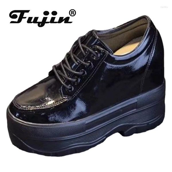 Scarpe casual Fujin 10 cm 12 cm PU PATTRAFATTURA PER PATTRATTELLE A CETTURE SNEAKER SNEAKER STUMENTI STUMI PUNSH PRESSO DELLA PUNSH HIDDEN