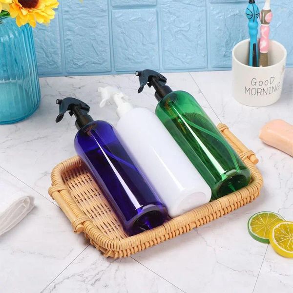 Speicherflaschen 3pcs 500 ml leerer nachfüllbarer Spray Sub-Pottling Shampoo Lotion Proben Parfüm Atomiserbehälter