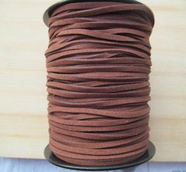 3mm Brownblondblack corea falsa camurça de couro cordão corda de corda de caxemira RopePremium suedenecklaceampbracelet Corddiy Jewllery FIN5827313