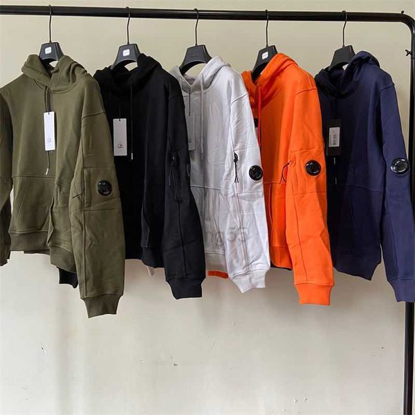 Erkek Hoodies Sweatshirts Yüksek kaliteli cp kapüşonlu kazak açık sweatshirt pamuk kapüşon işlevsel rüzgar erkek giyim